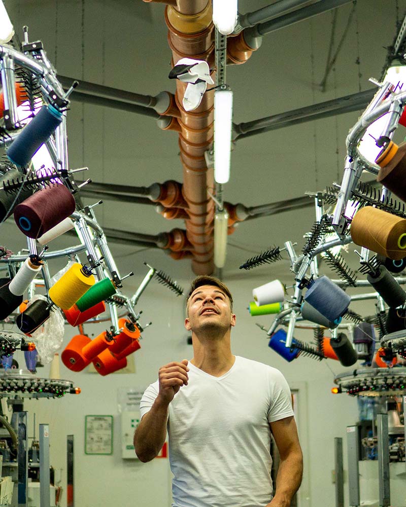 Rollo Socks Daniel Eppel Produktion Nachhaltigkeit Chemie