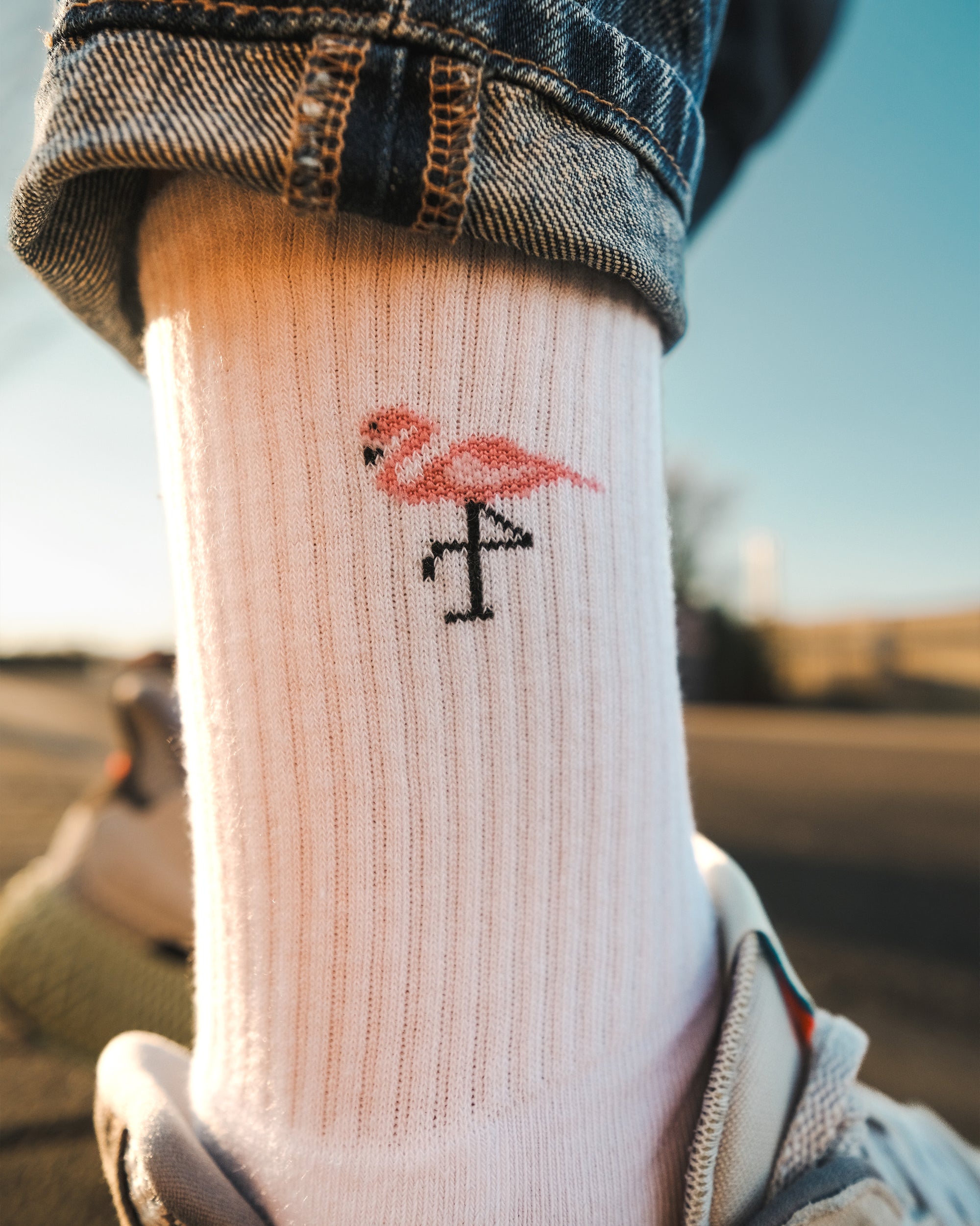 Lifestyle Flamingo white